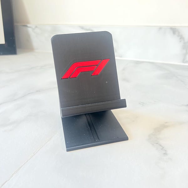 F1 phone holder 3d printed