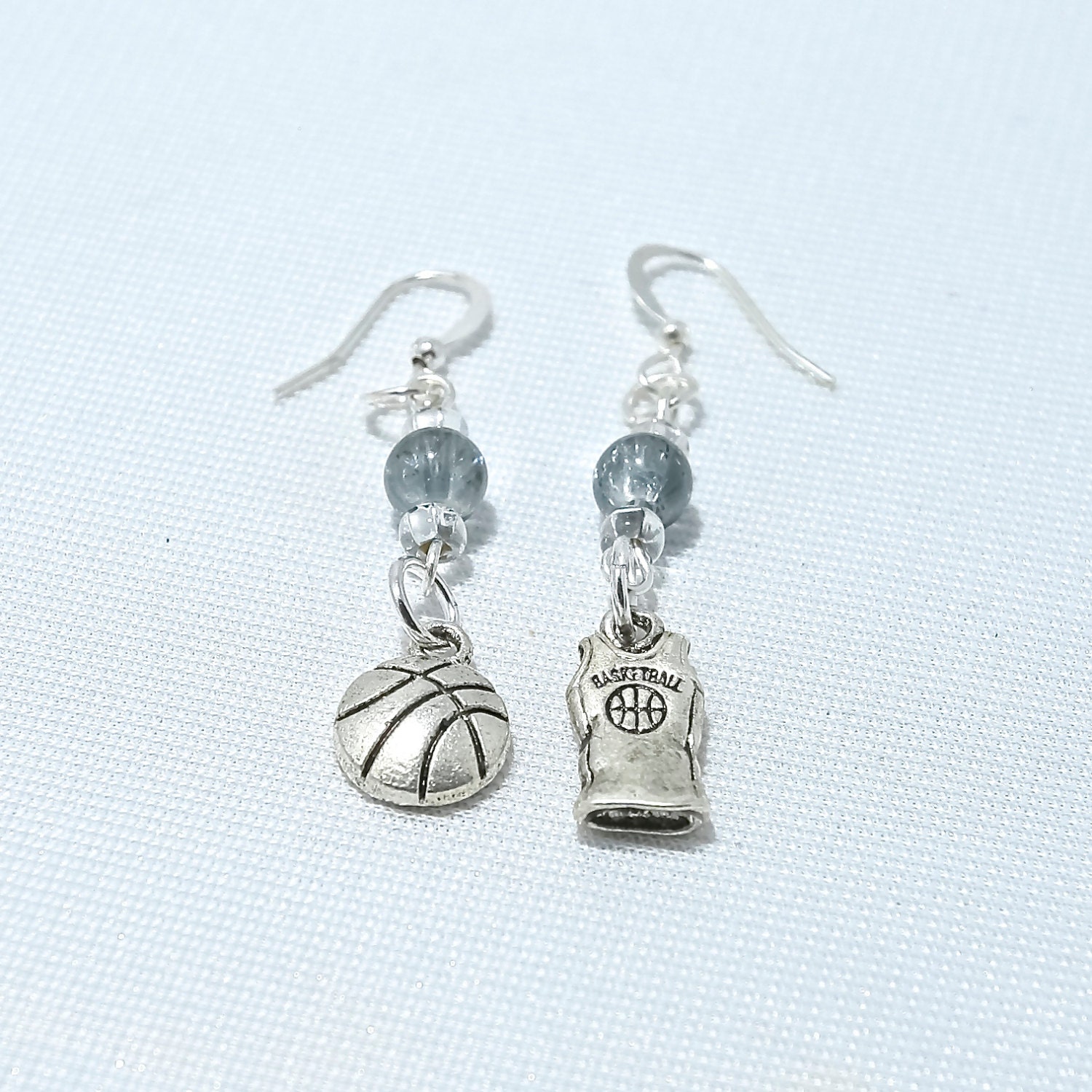 Personalized Basketball Themed Earrings Etsy
