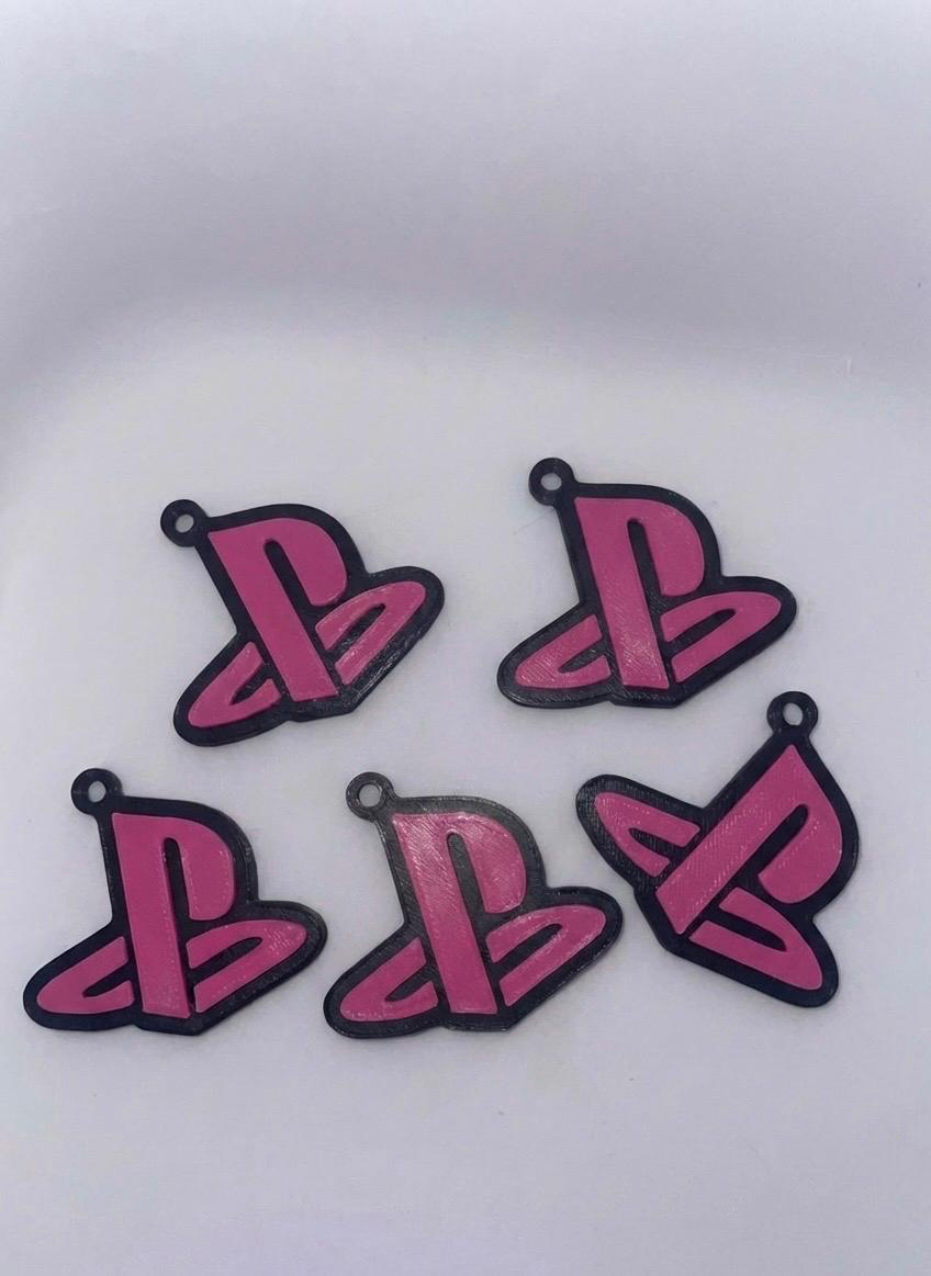 Ps1 Icon Keychain 3D Printed Playstation Logo Keychain - Gamer Gift for Him & Her ...
