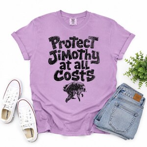 Protect Jimothy at All Costs Shirt, Viral Raccoon Tee, Funny Seattle Raccoon T-Shirt, Weird Animal Meme Gift, Trash Panda Shirt image 6