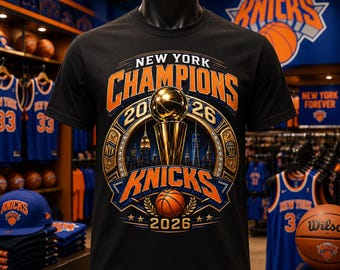 Maglietta dei New York Knicks campioni NBA 2026, maglietta dei New York Knicks campioni NBA 2026