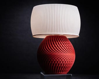 Lámpara de mesa moderna – Lámpara de mesilla de noche de diseño –