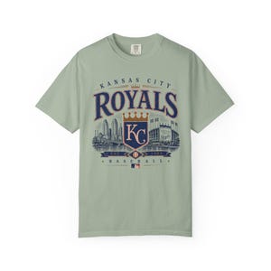 Camiseta de béisbol vintage de los Kansas City Royals — Tallas para bebés, niños y adultos Bay