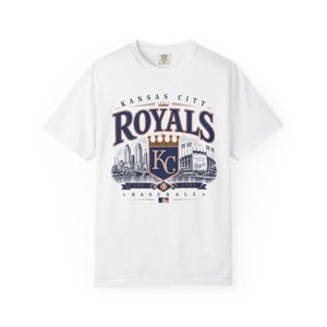 Camiseta de béisbol vintage de los Kansas City Royals — Tallas para bebés, niños y adultos White