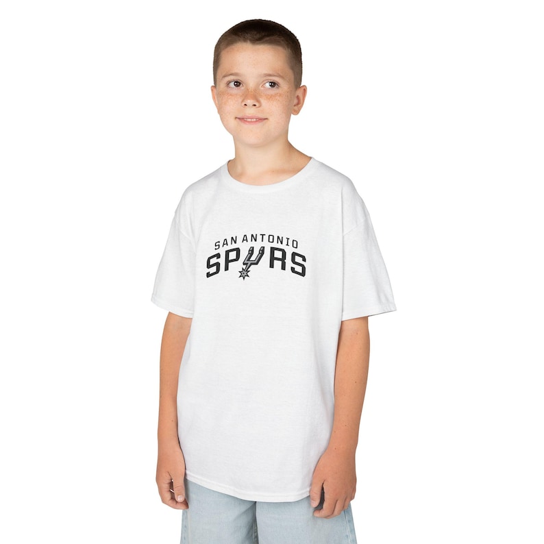 Koszulka San Antonio Spurs dla małych dzieci, dzieci i dorosłych | Koszulka z nazwą drużyny | Koszulka Victora Wembanyamy zdjęcie 4