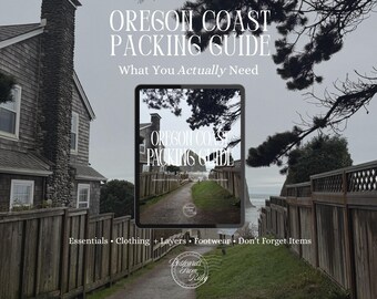 Oregon Coast Packing List – PNW Road Trip Travel Checklist (PDF)
