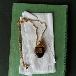 B6026【ヴィンテージ】ジバンシー　香水瓶ネックレス Givenchy Perfume Bottle Necklace - Etsy