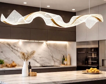 Lámpara colgante LED de lujo DUNES, equivalente a 400 W.