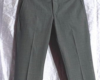 Vintage city trousers made in Canada – 52% wool – classic fit – quality dress trousers – “Citadin Héritage” original label