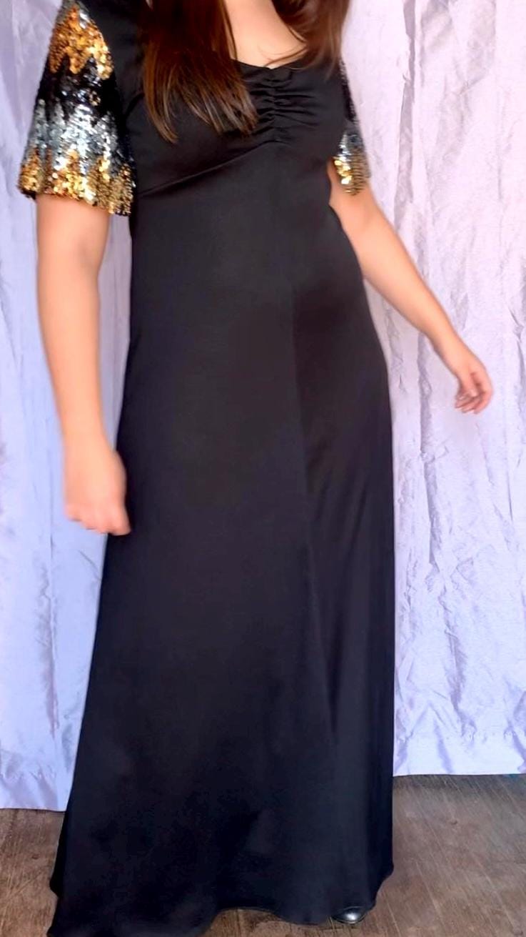 slim fit dress slacks Gold Champagne Elastic Satin Long Sleeves Party Dresses, CP0673 US16 / Custom Color(Leaving A note)