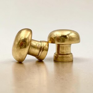 Boutons de meubles en laiton massif faits main, poignées de tiroir vintage, quincaillerie de luxe pour cuisine et salle de bain
