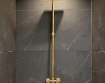 Luxury Rain Shower with Tub Filler | Solid Brass