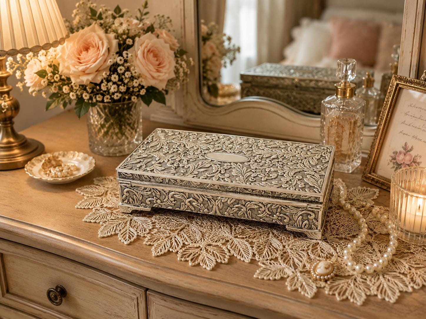 Godinger Vintage Jewelry Box - Etsy