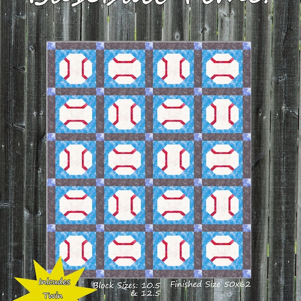 Baseball Quilt Kit Etsy