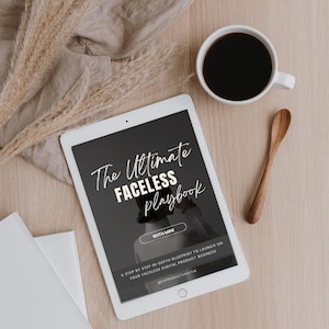 DFY Ultimate Faceless Playbook | Master Resell Rights | Wysokiej jakości produkt cyfrowy | Pakiet pasywnego dochodu | Prawa odsprzedaży