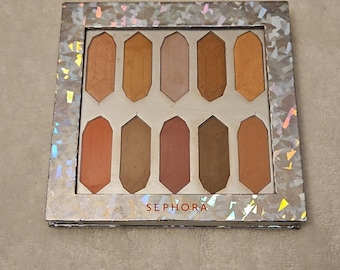 Sephora What A Gem! Crystal Face Palette Radiant Pressed Powder Bronze Gold