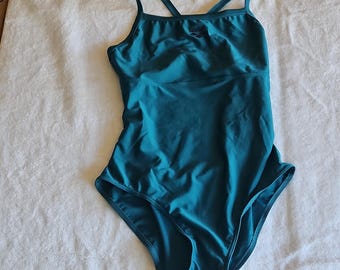 Arena One Piece Competitive Swimwear Lightdrop Back Deep Teal Size 34