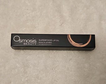 Osmosis Beauty Olio Labbra Trasparente Formula Liquida 0,12 oz 3,5 g Idratante