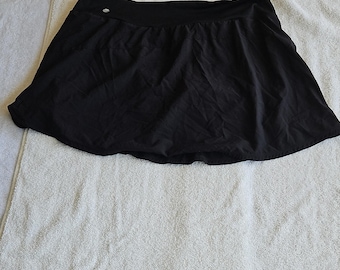 Falda pantalón deportiva negra para mujer Z by Zella, talla grande, elástica.