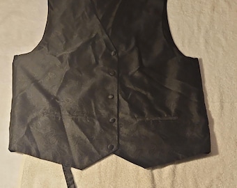 Umo Lorenzen Herren Weste Weste Weste Weste Schwarz Paisley Größe XL