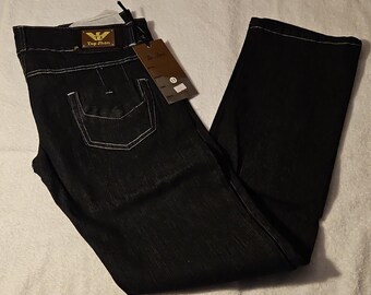 Top Jhon women's Black Cotton Spandex Size 13/14 MP0009 Adjustable Waist