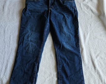 Levi's Women's Blue Skinny Jeans Stretch Denim 5-Pocket Zip Button