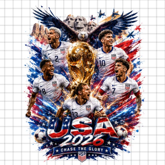 USA World Champions PNG, Team Usa Png, USA Soccer Png, Football Champion Png, Usa Sublimation Design, Instant Digital Download