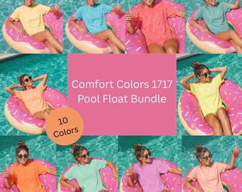 Pack de maquettes Comfort Colors 1717 pour piscine d'été, maquette lifestyle, maquette POD