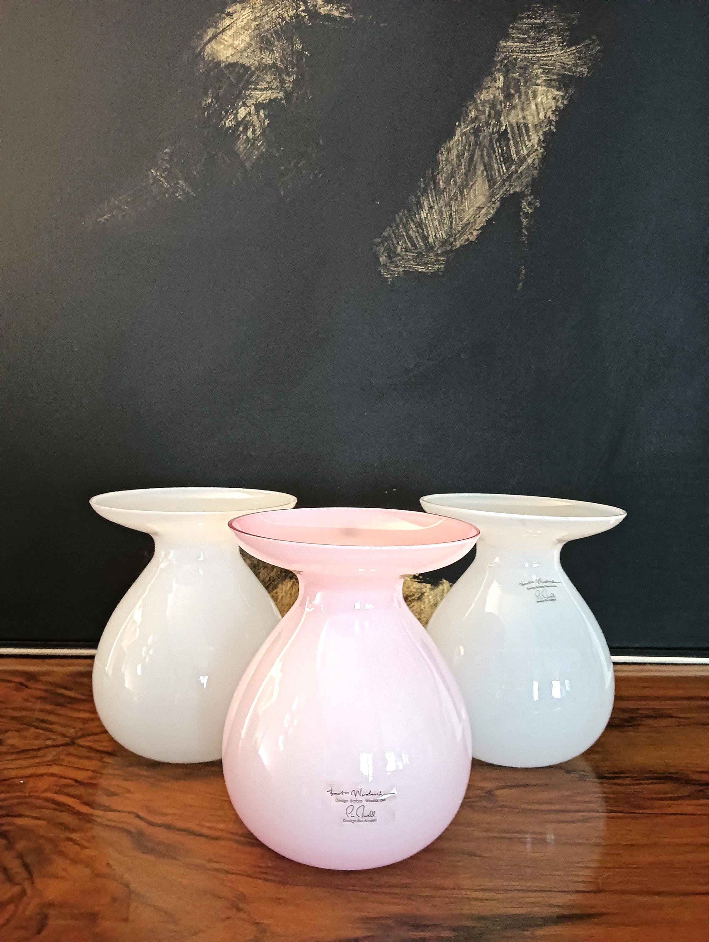 Set of 3 glass vases ikea