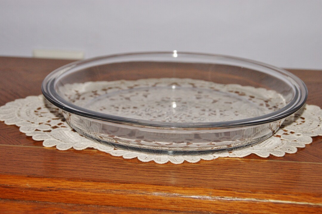 9 Anchor Hocking Pie Plate Clear Glass Etsy