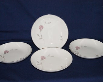 Lot of 4 Mikasa Primrose Soup Salad Cereal Bowls - Fine China - Japan