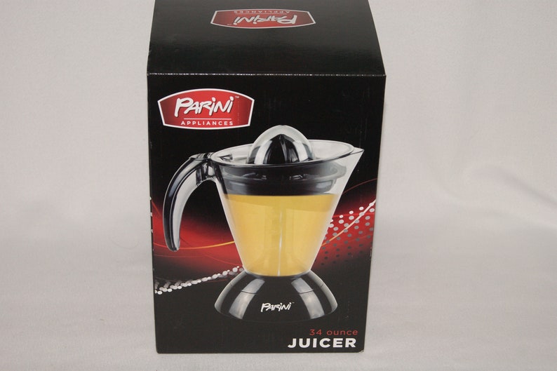 Parini Citrus Juicer 34 Oz Electric Automatic Drive Two Cone Etsy