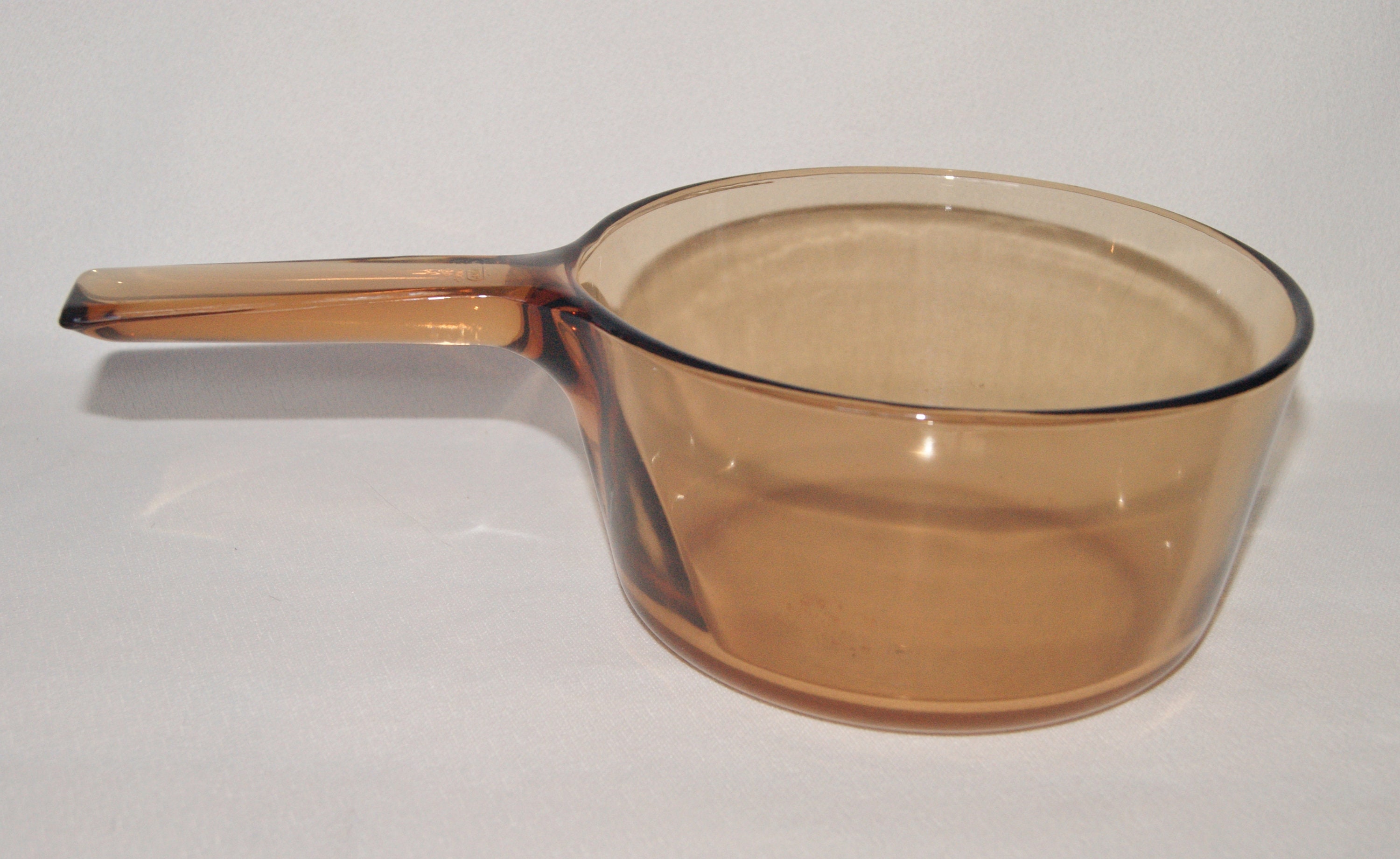 2L Pumpkin Pattern Clear Glass Cooking Pots With Lid And Dual Handles