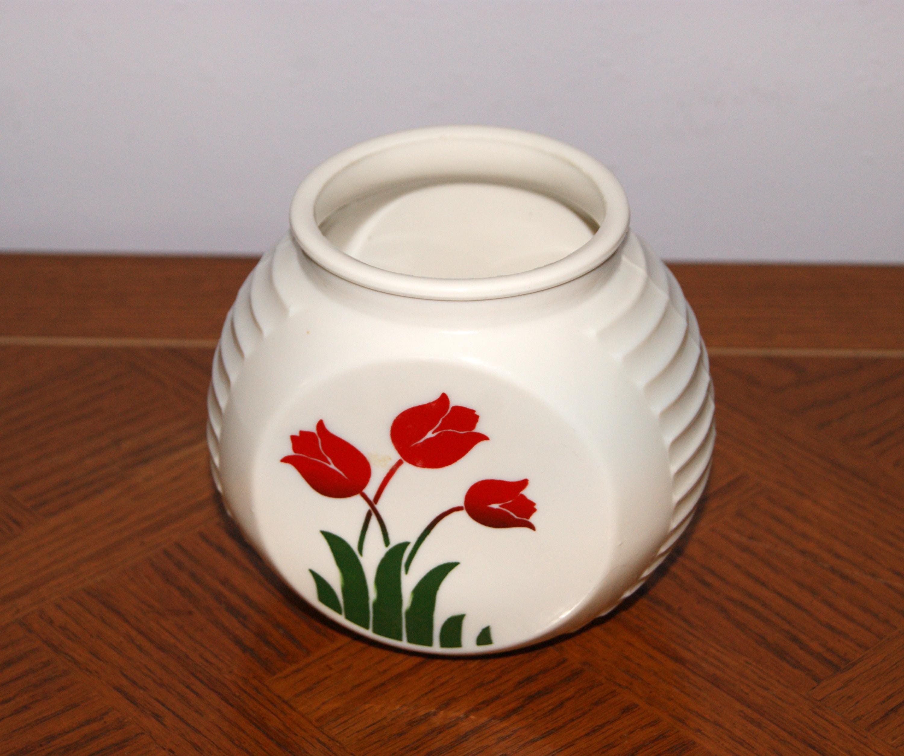 Fire-King チューリップ柄 ソルト&ペッパーセット ヴィンテージ Vintage Fire King Tulip Salt And Pepper Shakers | eBay