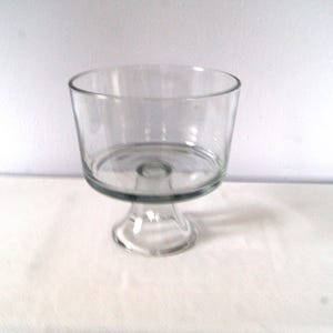Anchor Hocking Presence Coppa Per Dolci Trifle In Vetro Con Base Rossa - Realizzata Negli USA