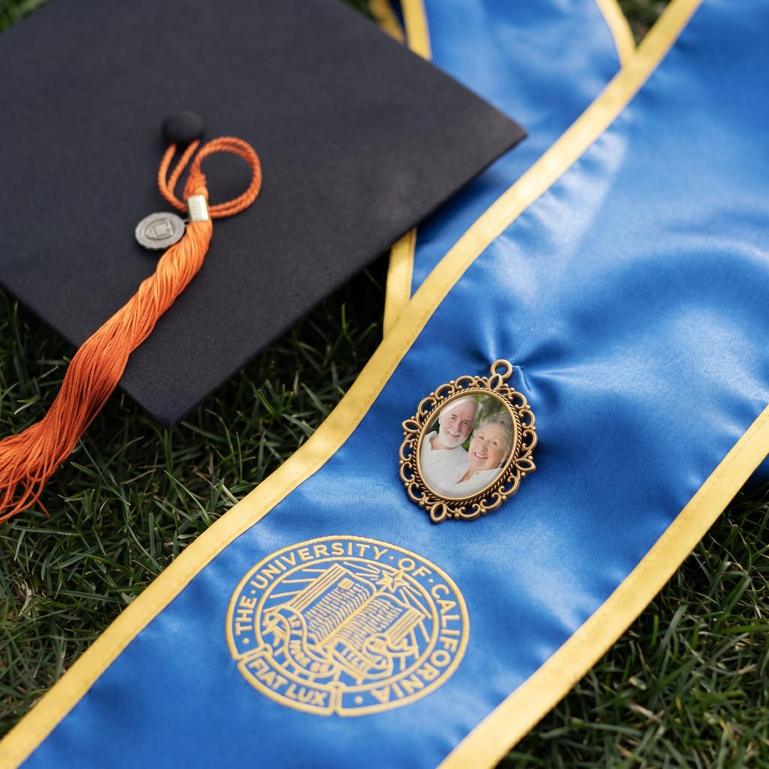 Graduation Brooches Graduation Memorial Photo Pin - Custom Graduation Brooch With Photo for ...