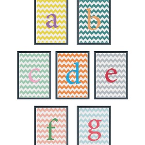 Cross Stitch Pattern Monogram Letter K Initials, Personalized Pattern, Baby Gift, Wedding Present, Modern Embroidery, INSTANT DOWNLOAD image 3