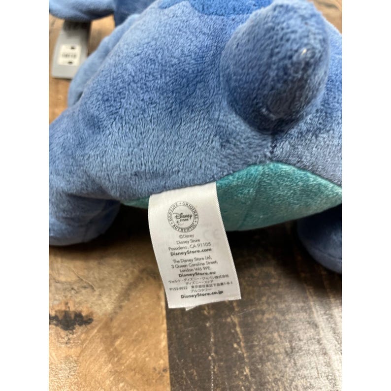 Disney Store Stitch Plush Lilo & Stitch Experiment 626 Stuffed Animal Blue NWT image 4