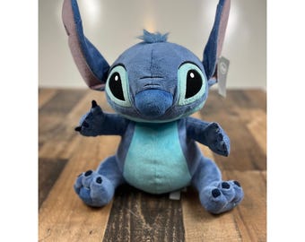 Disney Store Stitch Plush Lilo & Stitch Experiment 626 Stuffed Animal Blue NWT