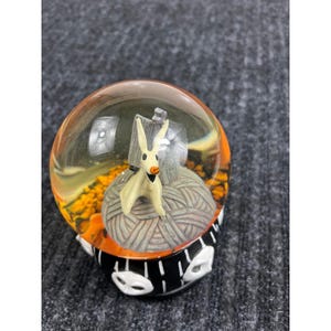 Disney Nightmare Before Christmas Zero Musical Snow Globe Jack Skellington Base image 2