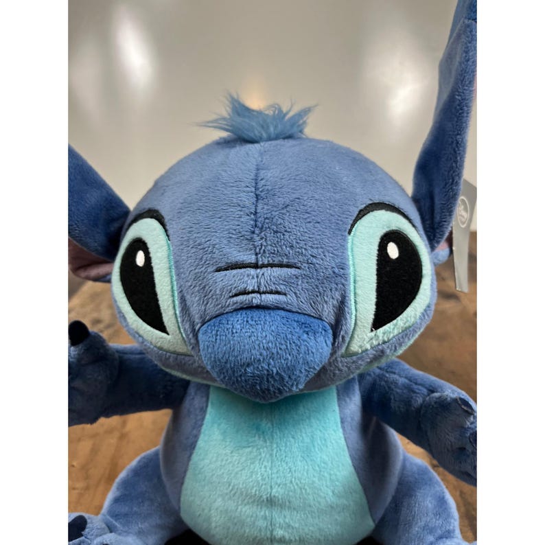Disney Store Stitch Plush Lilo & Stitch Experiment 626 Stuffed Animal Blue NWT image 3