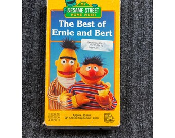 Sesame Street The Best of Ernie and Bert VHS 1988Random House Home Video Vintage