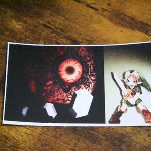Legend of Zelda: Ocarina of Time x Junji Ito Horror Sticker