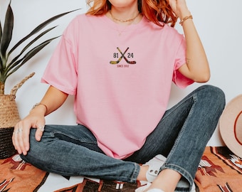 Heated Rivalry Inspired Shirt, Hockey Romance 81 24 Tee, Enemies to Lovers Gift, BookTok Reader Gift, Comfort Colors t-shirt