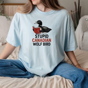 Stupid Canadian Wolf Bird Reading Vibe