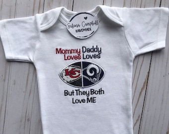 House Divided baby embroidered shirt or bodysuit you choose teams