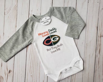 Football house divided baby embroidered bodysuit or shirt | you pick teams