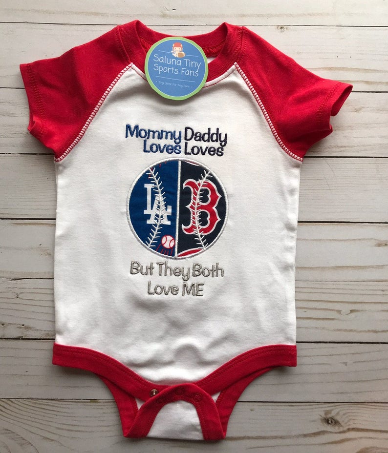 Baseball house divided baby bodysuit or shirt you pick teams image 5