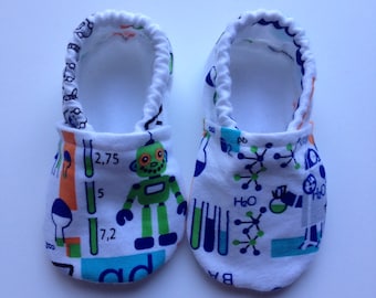 Robot Science Baby Booties