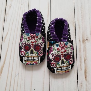 Day of the Dead Baby Booties